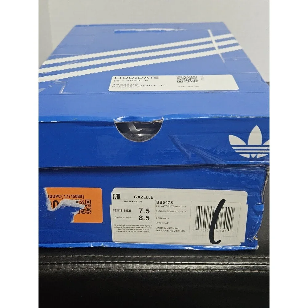 Size 8.5 - adidas Gazelle Navy - BB5478